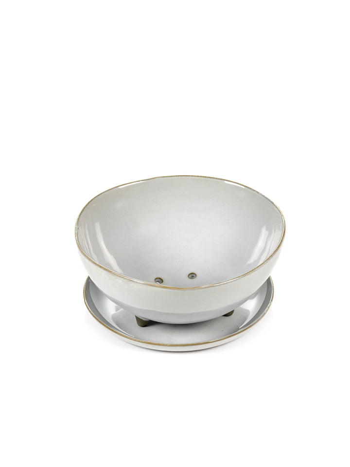 Serax - Anita Le Grelle - Vergiet M Light Grey met Schotel