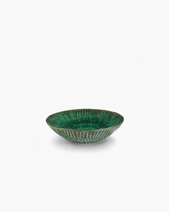 Serax - Pascale Naessens - Serveerbord S Groen Verde Lanza - Set van 2