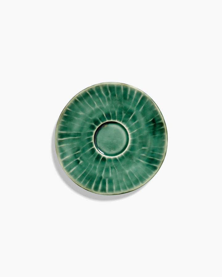 Serax - Pascale Naessens - Schotel Espressokopje Groen Verde Lanza - Set van 2