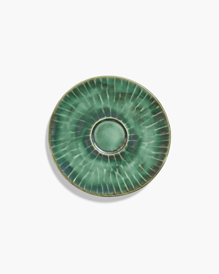 Serax - Pascale Naessens - Schotel Cappuccinokopje Groen Verde Lanza - Set van 2