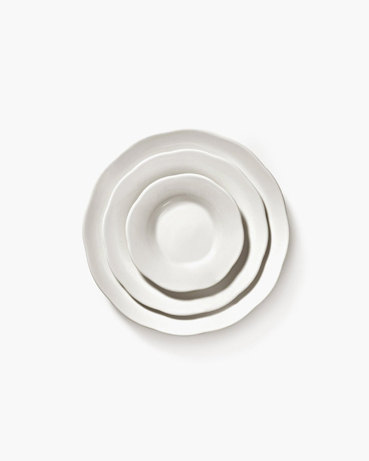 Serax - Sergio Herman - Hoog Zijbord M Wit Silhouette - Set van 4