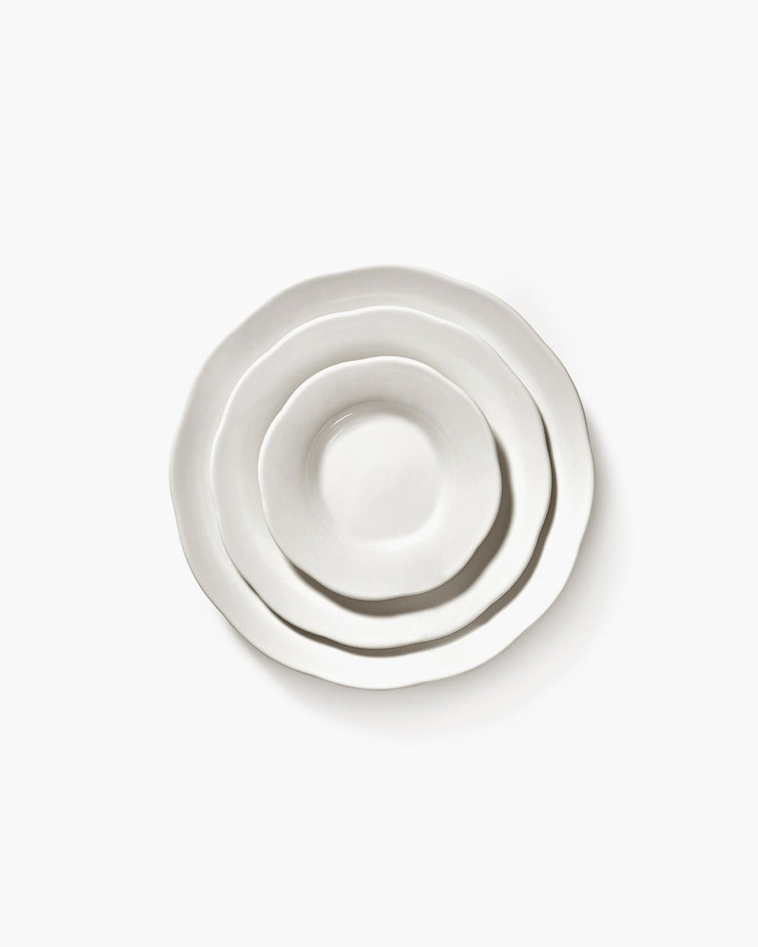 Serax - Sergio Herman - Hoog Zijbord L Wit Silhouette - Set van 4