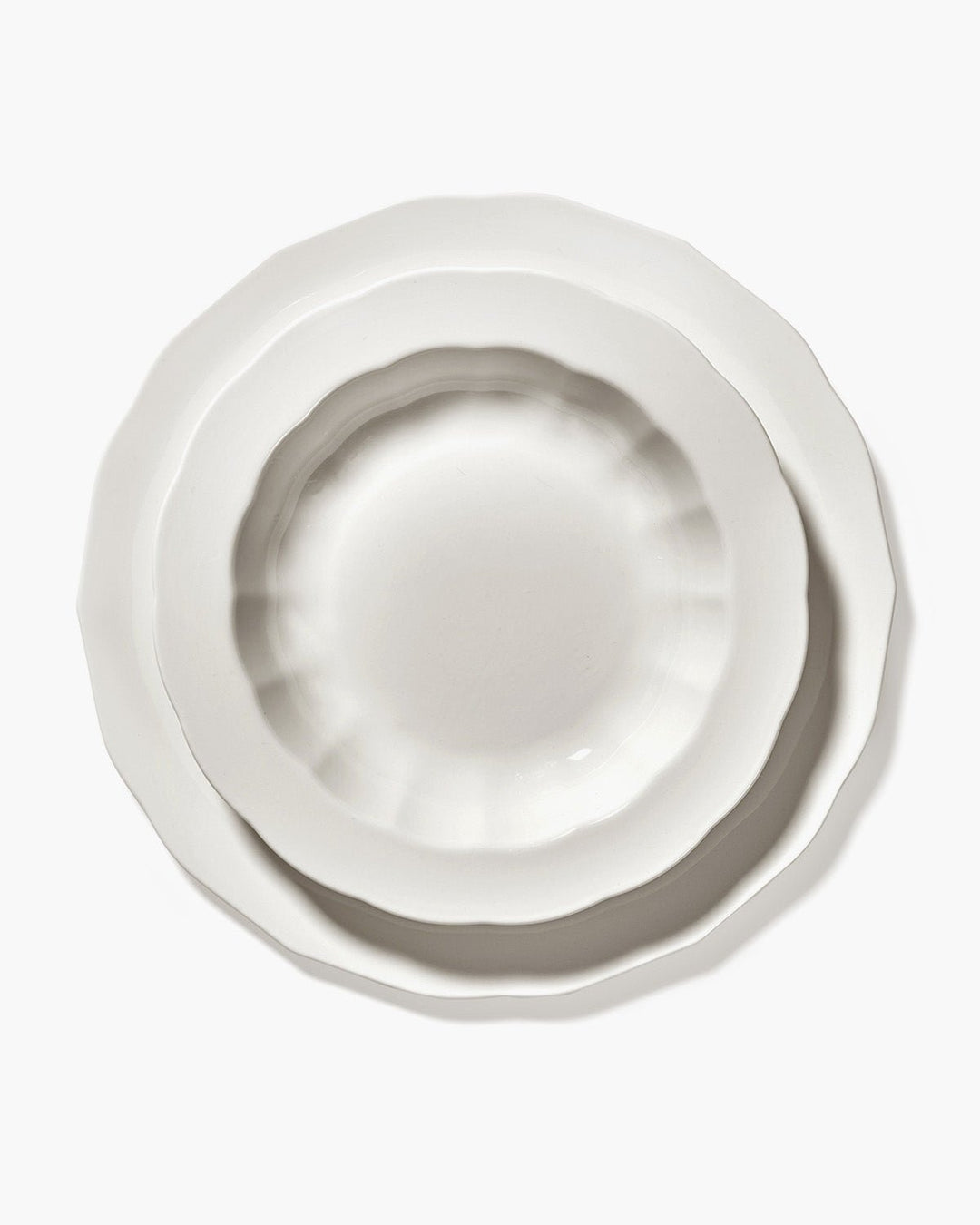 Serax - Sergio Herman - Hoog Bord S Wit Silhouette - Set van 4