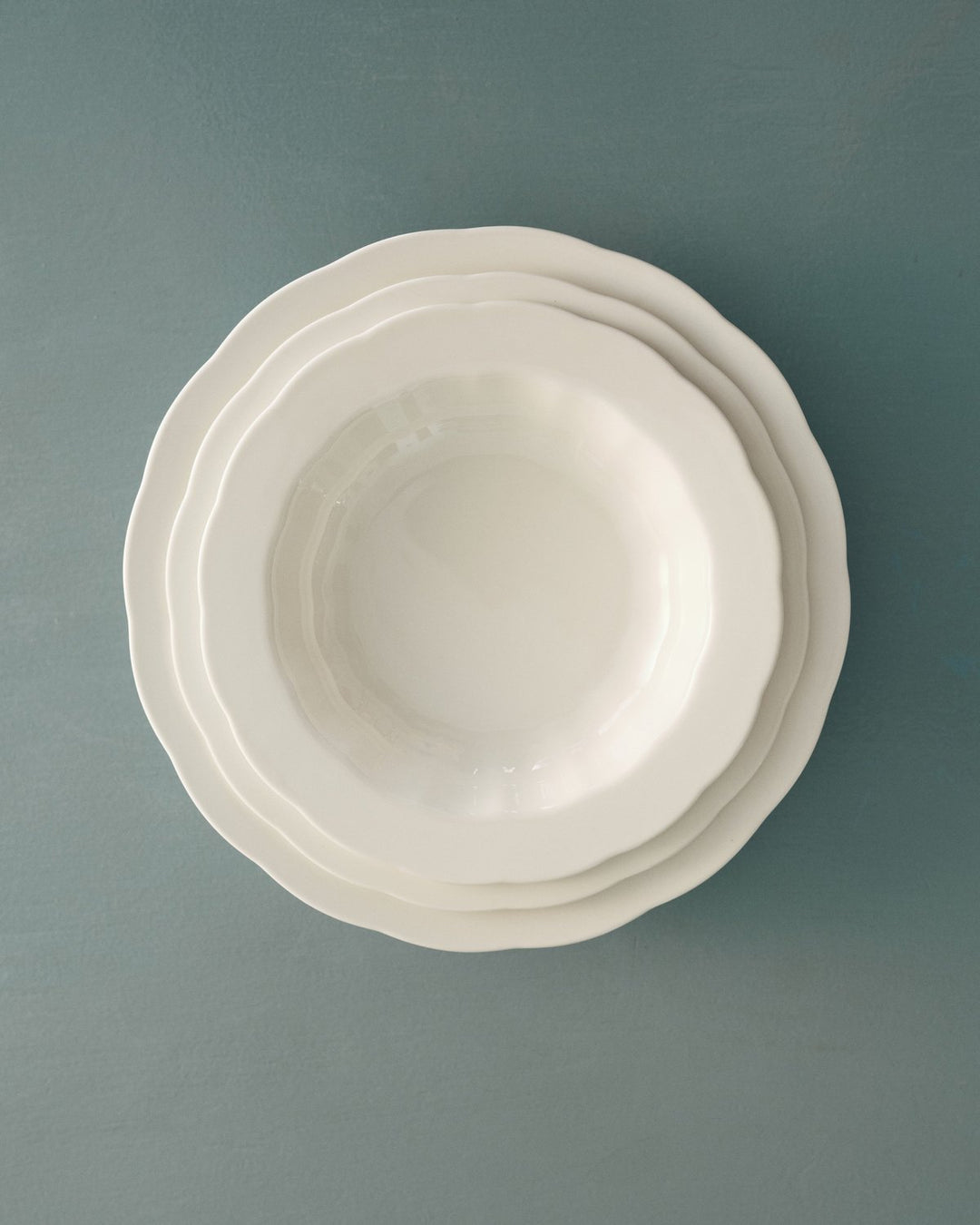Serax - Sergio Herman - Hoog Bord L Wit Silhouette - Set van 4