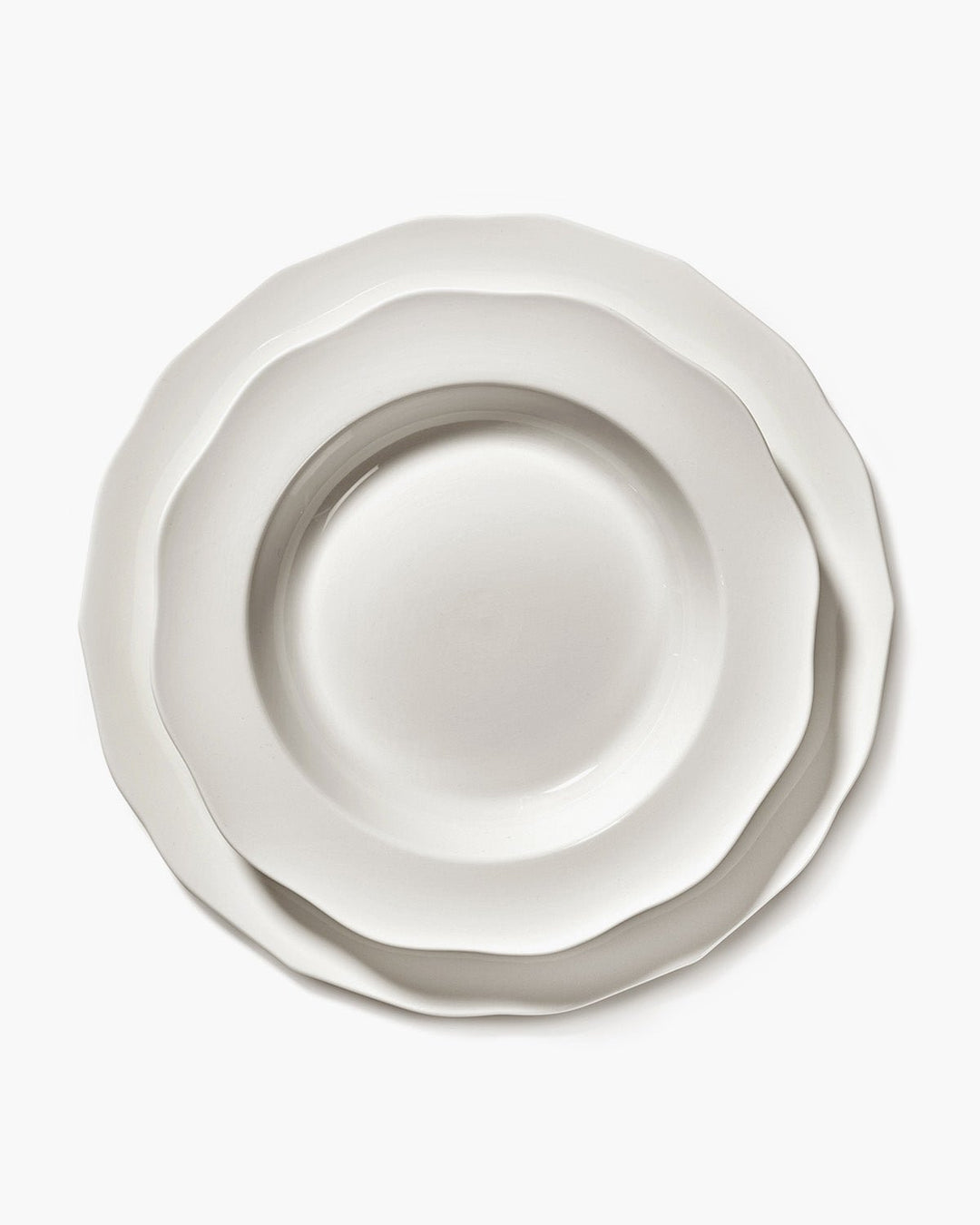 Serax - Sergio Herman - Pastabord Wit Silhouette - Set van 4