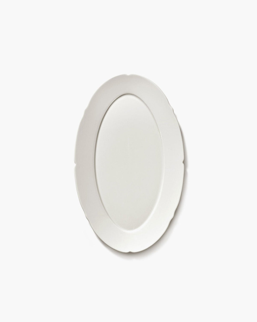Serax - Sergio Herman - Ovaal Bord M Wit Silhouette - Set van 4