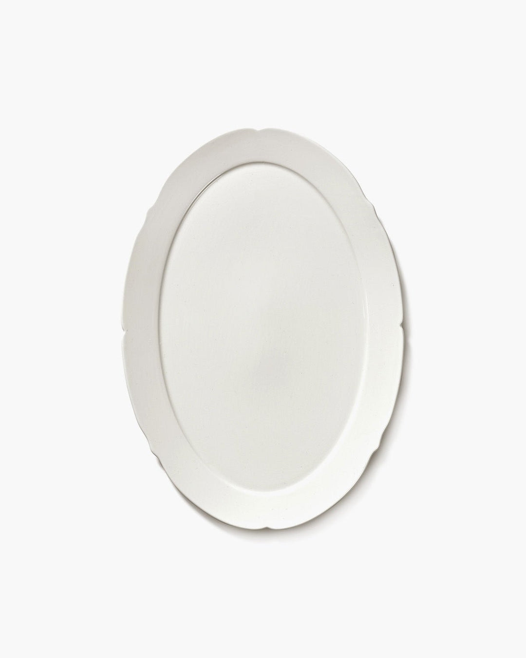 Serax - Sergio Herman - Ovaal Bord L Wit Silhouette - Set van 4