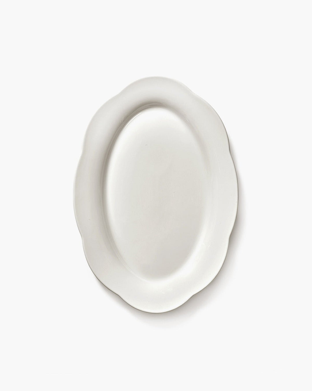 Serax - Sergio Herman - Hoog Ovaal Bord L Wit Silhouette - Set van 2