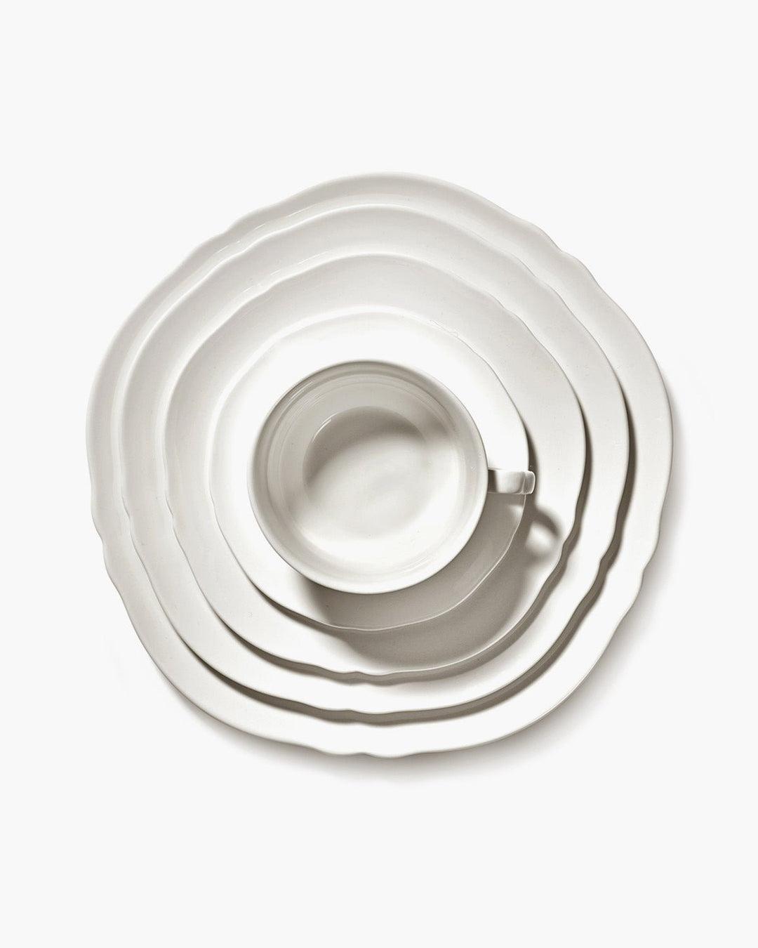 Serax - Sergio Herman - Koffiekopje Wit Silhouette - Set van 4