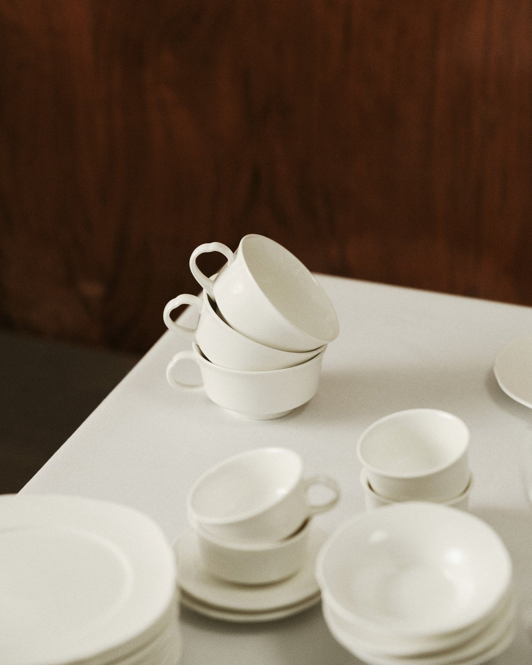 Serax - Sergio Herman - Koffiekopje Wit Silhouette - Set van 4