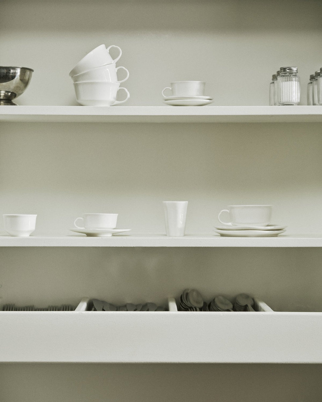 Serax - Sergio Herman - Melkkan Wit Silhouette - Set van 4