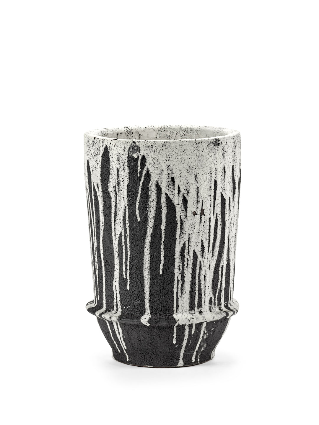 Serax - Kelly Wearstler - Plantenpot 02 M Off White Donker Bruin