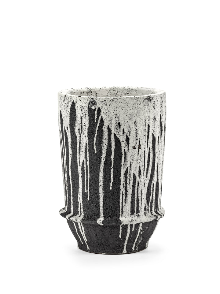 Serax - Kelly Wearstler - Plantenpot 02 M Off White Donker Bruin