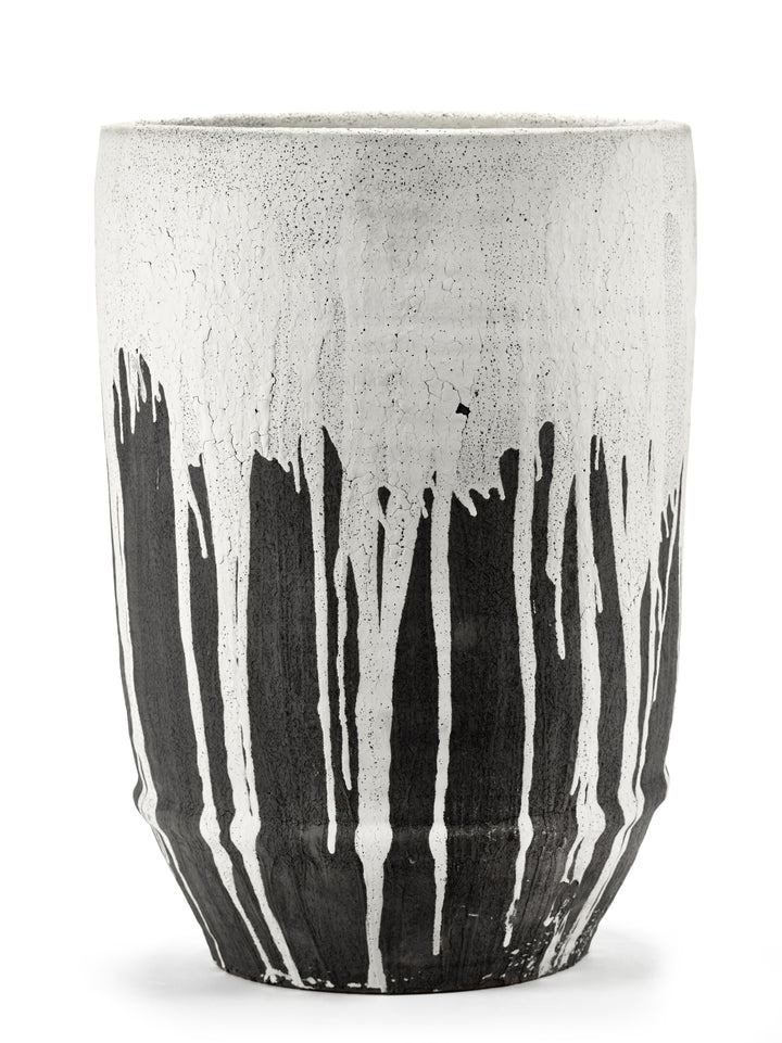 Serax - Kelly Wearstler - Plantenpot 02 L Off White Donker Bruin