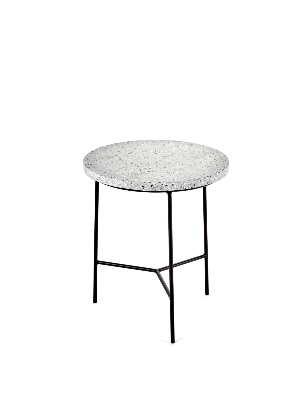 Serax - Antonino Sciortino - Bijzettafel S Zwart/Grijs Terrazzo