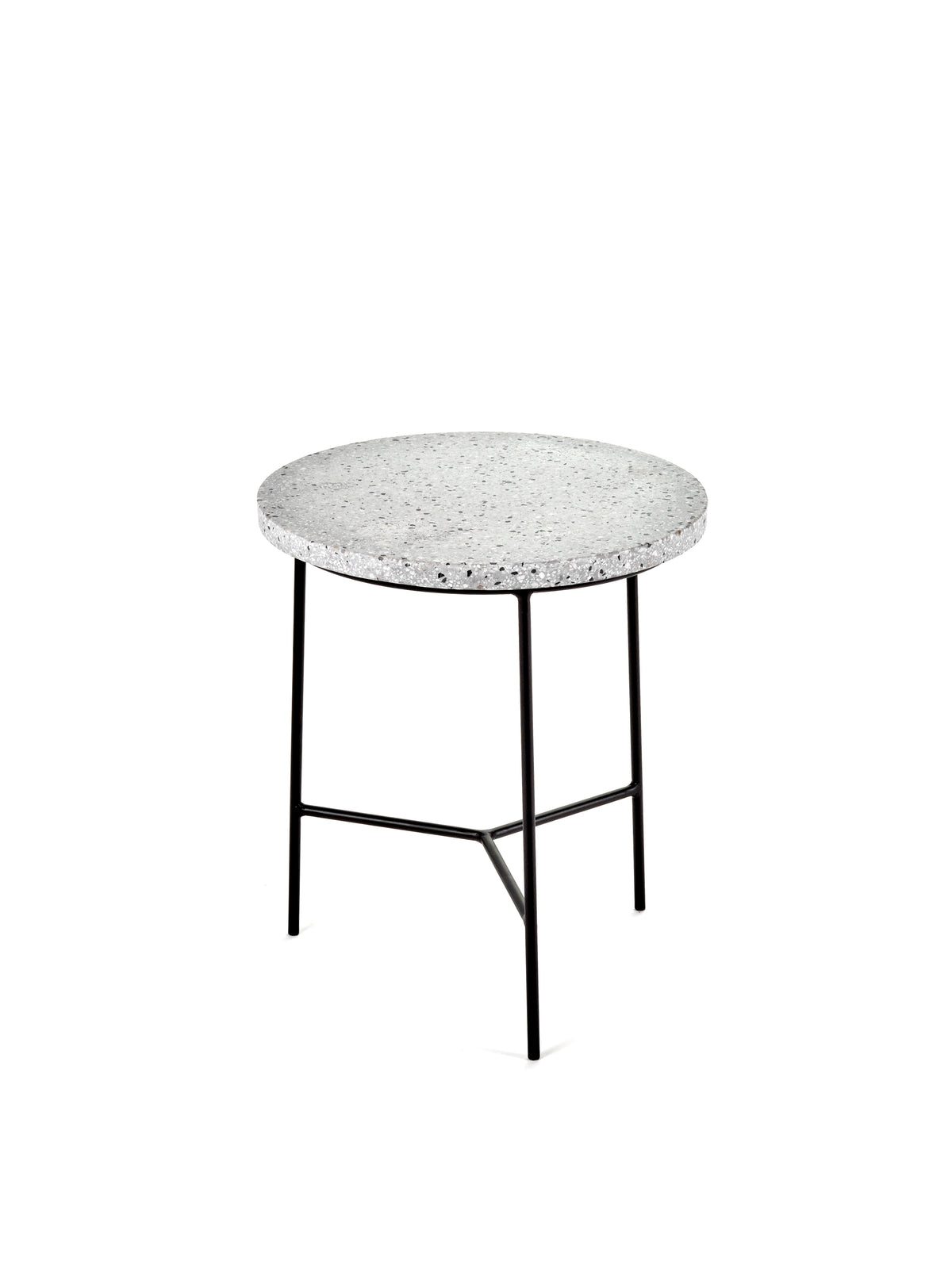 Serax - Antonino Sciortino - Bijzettafel S Zwart/Grijs Terrazzo