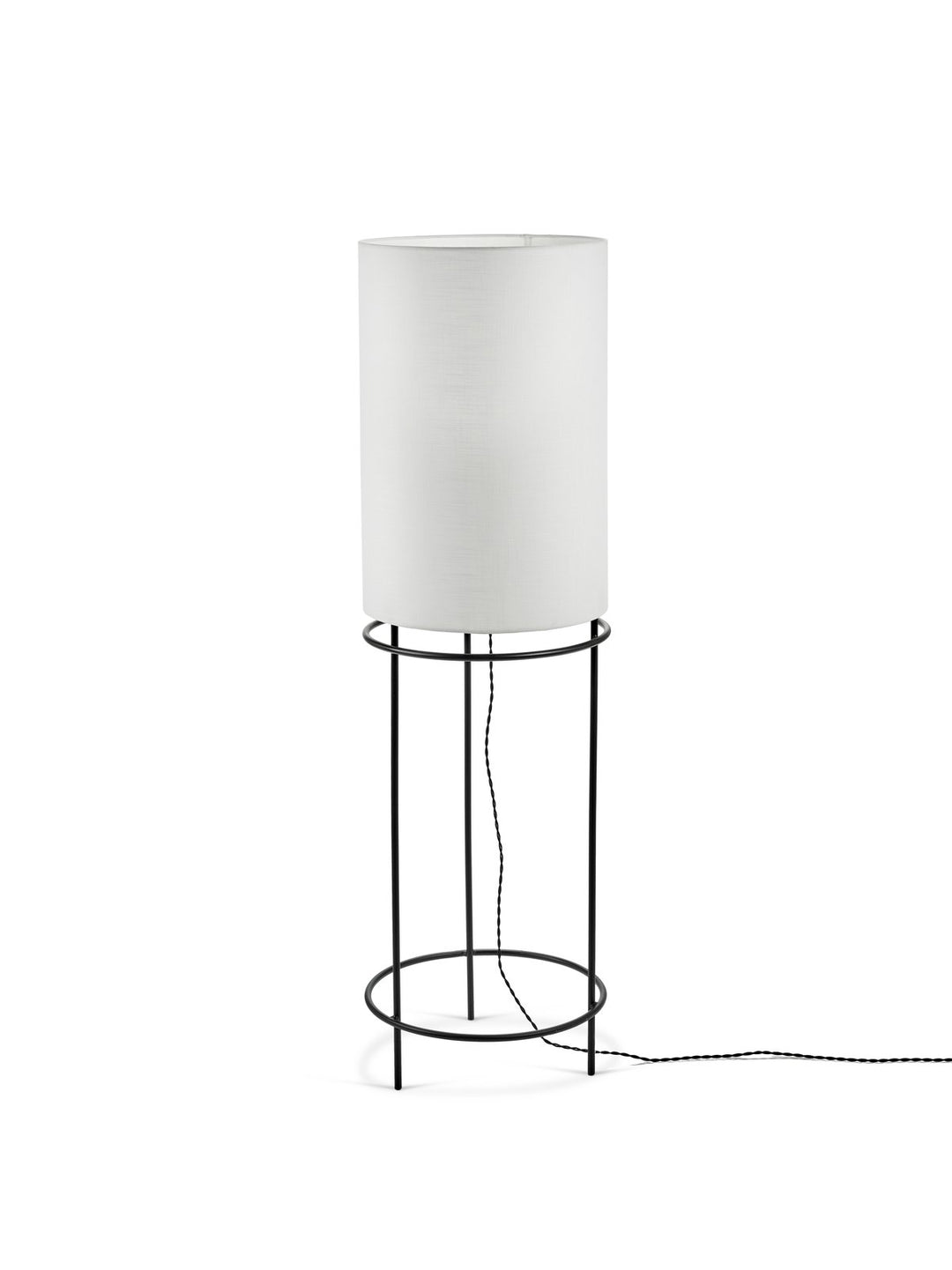 Serax - Bea Mombaers - Staande Lamp Cilinder 04 Zwart Wit