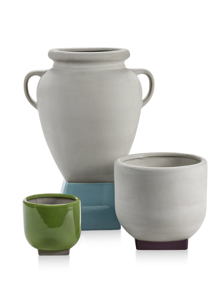 Serax - Kris Van Assche - Bloempot 01 Groen/Grijs
