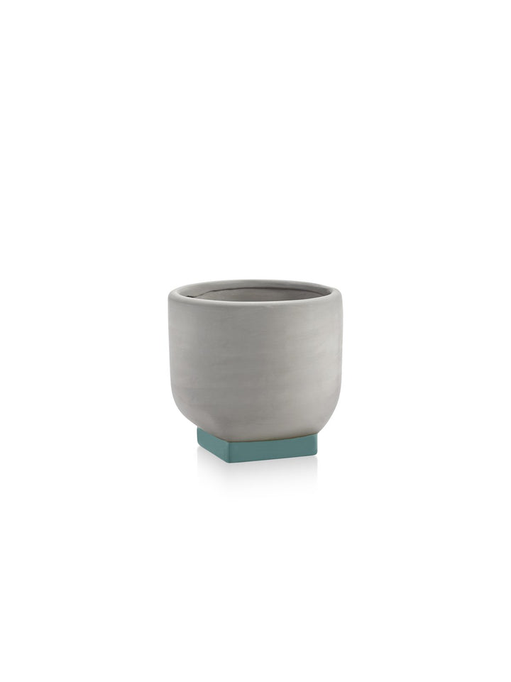 Serax - Kris Van Assche - Bloempot 02 Grijs/Turkoois