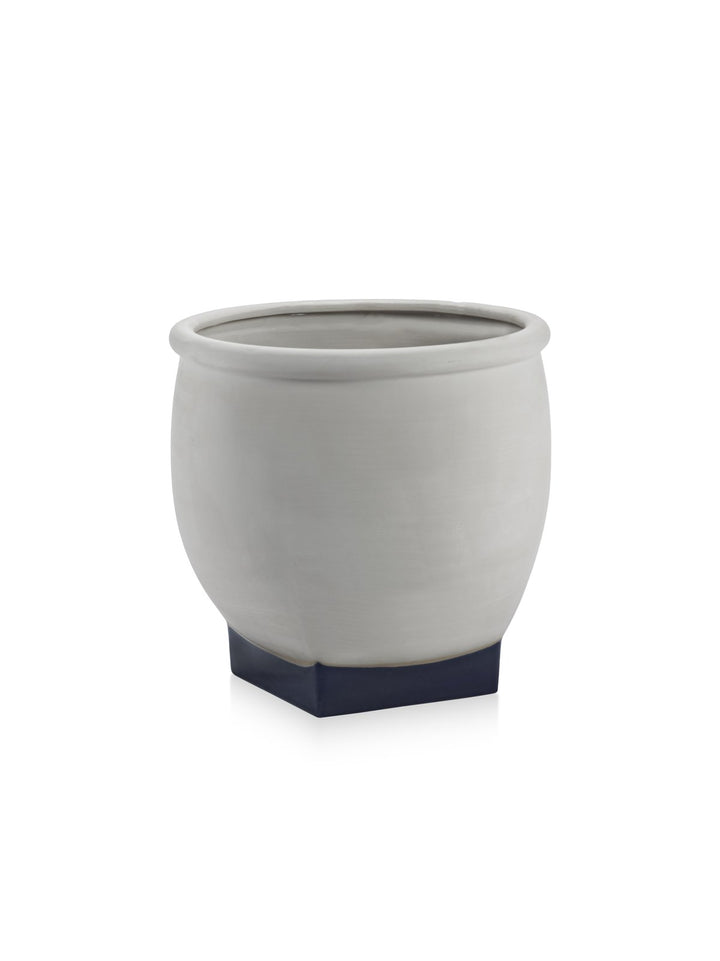 Serax - Kris Van Assche - Bloempot 04 Grijs/Donkerblauw