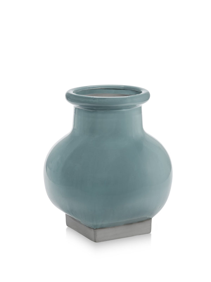 Serax - Kris Van Assche - Bloempot 07 Turkoois/Grijs