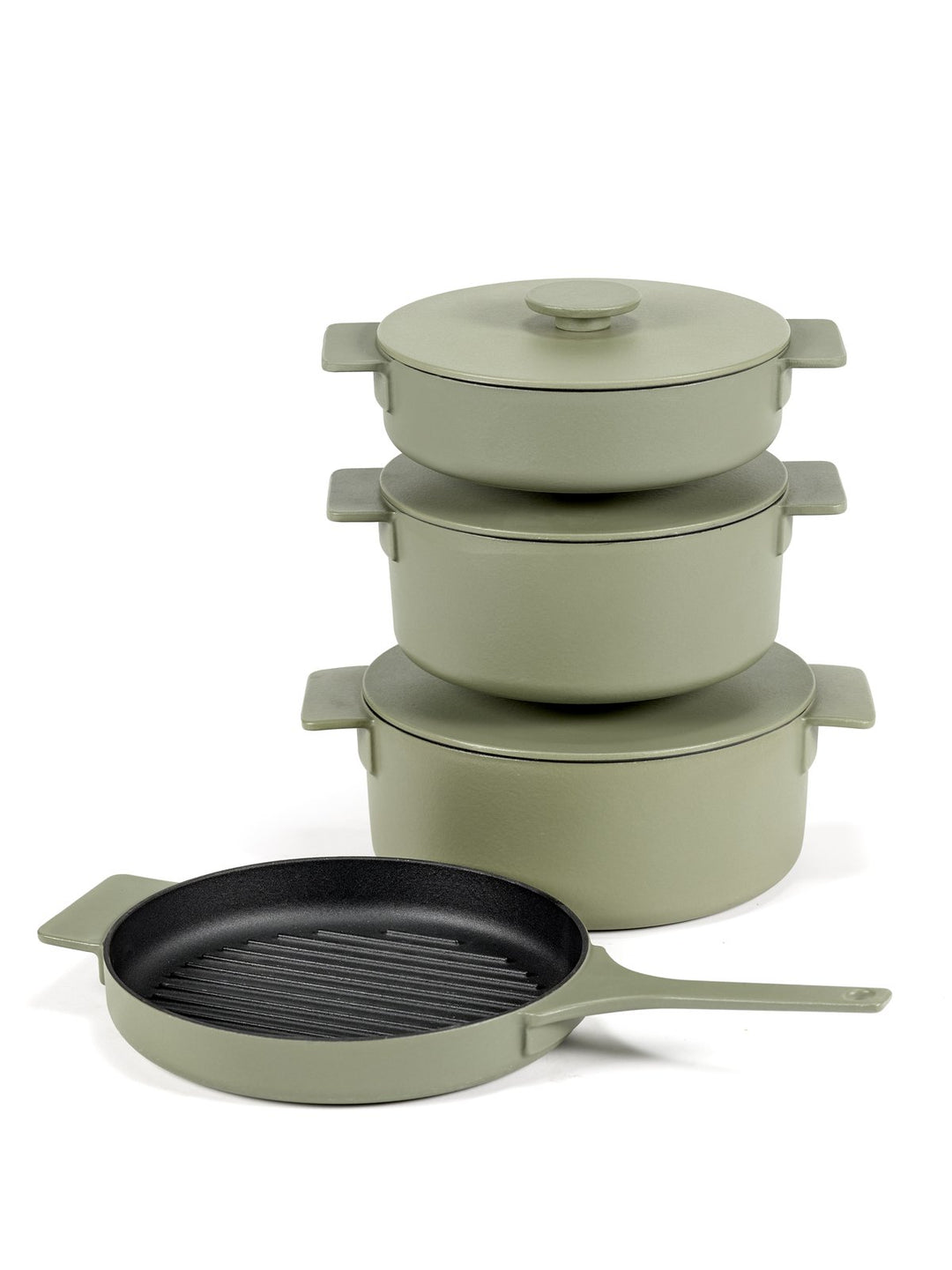 Serax - Sergio Herman - Pannen Grillpan Camouflagegroene Surface