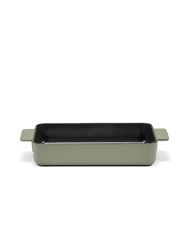Serax - Sergio Herman - Ovenschaal L Camouflagegroene Surface
