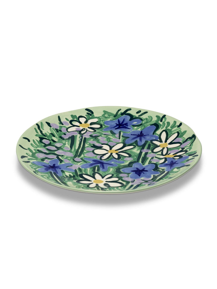 Serax - Nel Maertens - Serveerbord Groen/Blauw Serving Spring