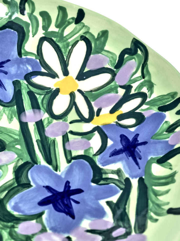 Serax - Nel Maertens - Serveerbord Groen/Blauw Serving Spring