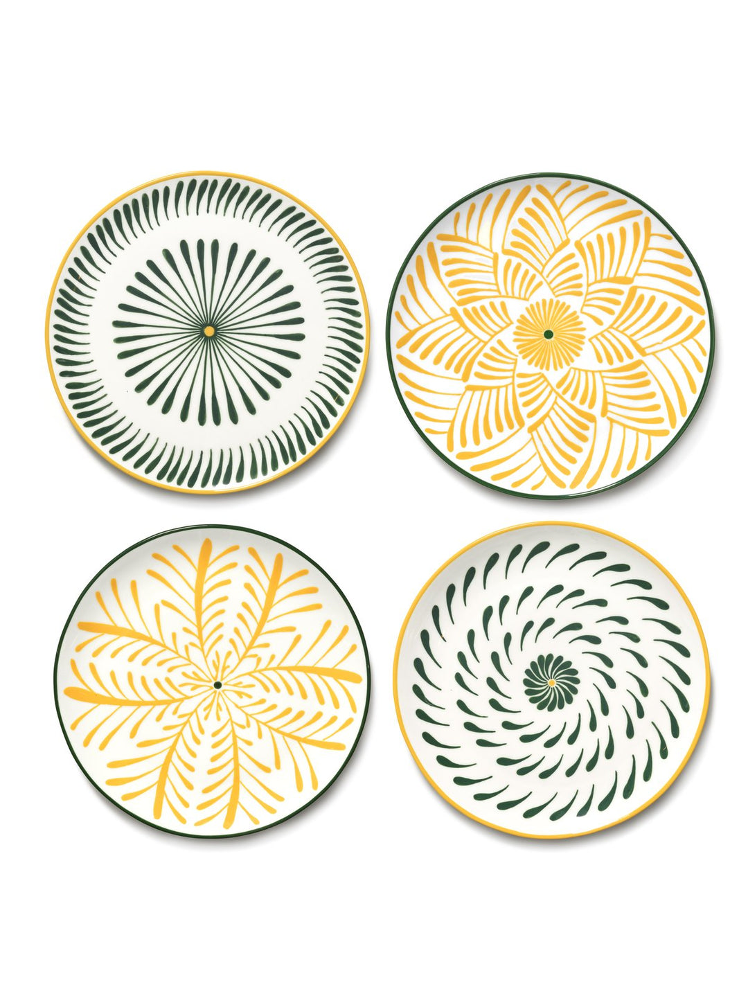 Serax - Waww La Table - Dinerbord Geelgroen Bazaar - Set van 4