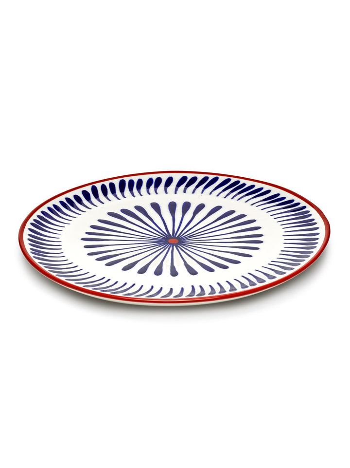 Serax - Waww La Table - Dinerbord Roodblauw Bazaar - Set van 4