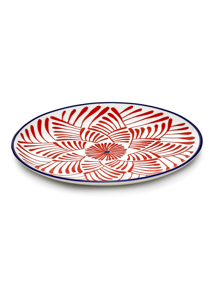 Serax - Waww La Table - Dinerbord Roodblauw Bazaar - Set van 4