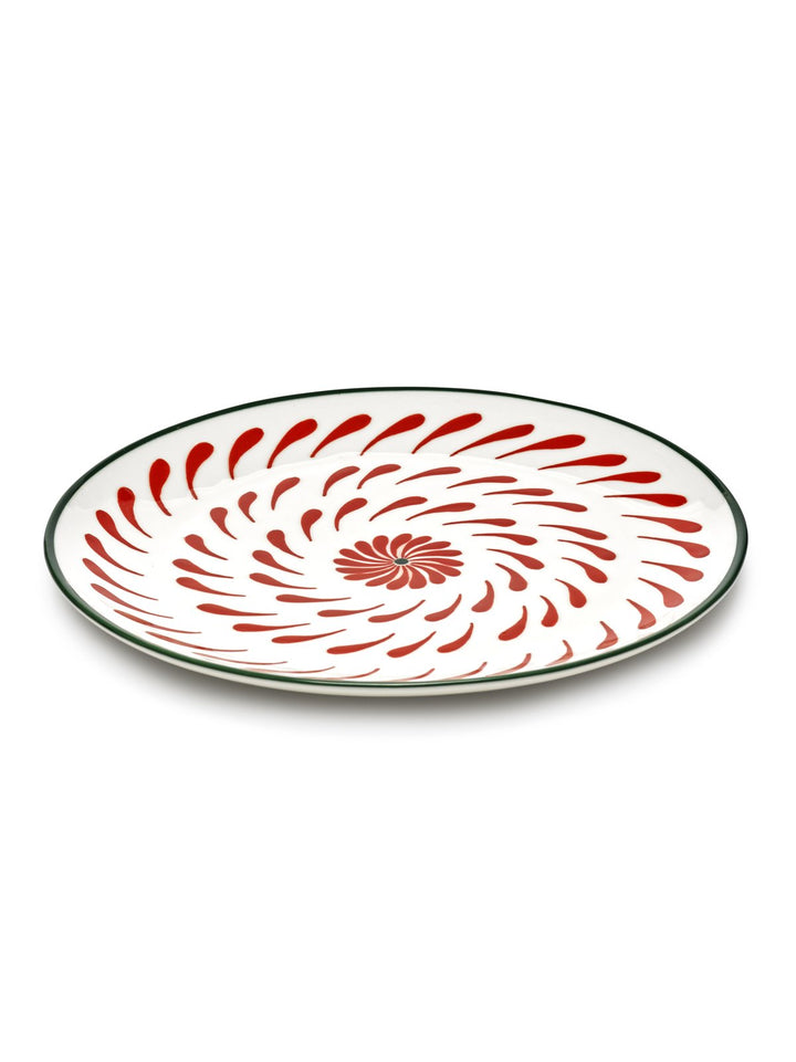 Serax - Waww La Table - Dinerbord Roodgroen Bazaar - Set van 4