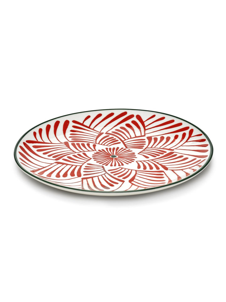 Serax - Waww La Table - Dinerbord Roodgroen Bazaar - Set van 4