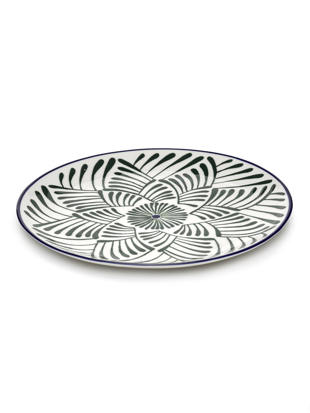 Serax - Waww La Table - Dinerbord Groenblauw Bazaar - Set van 4
