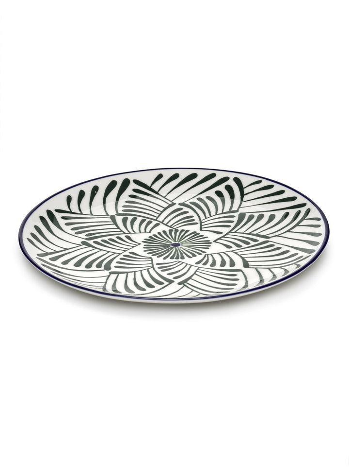 Serax - Waww La Table - Dinerbord Groenblauw Bazaar - Set van 4