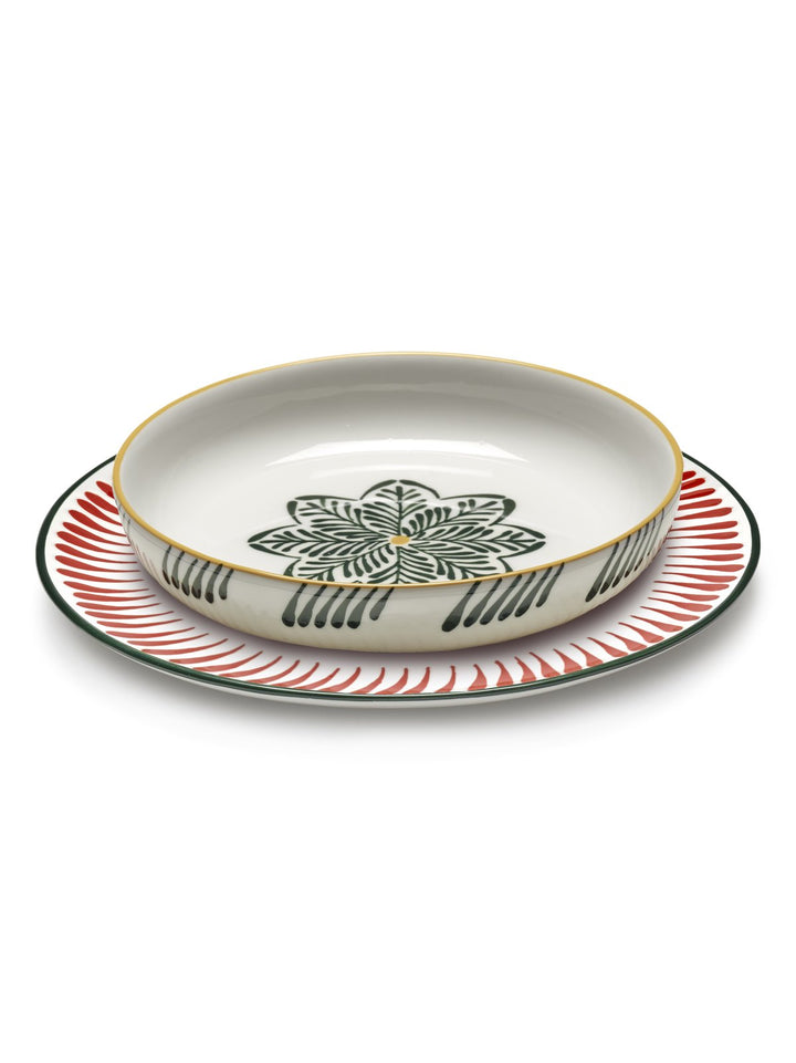Serax - Waww La Table - Pastabord Geelgroen Bazaar - Set van 4