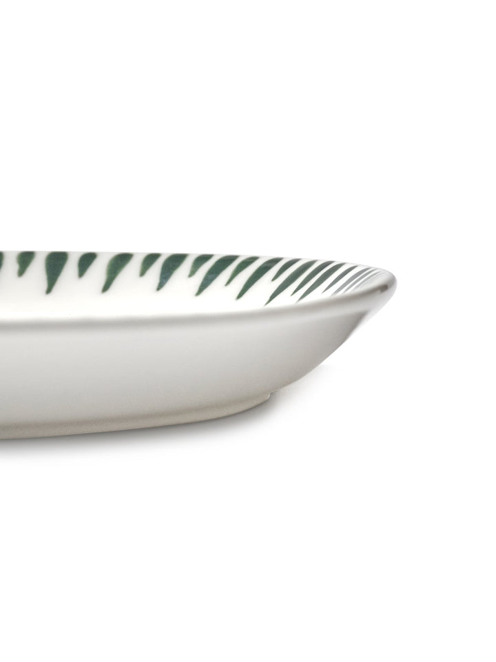 Serax - Waww La Table - Serveerbord Ovaal Rood Groen Bazaar - Set van 2