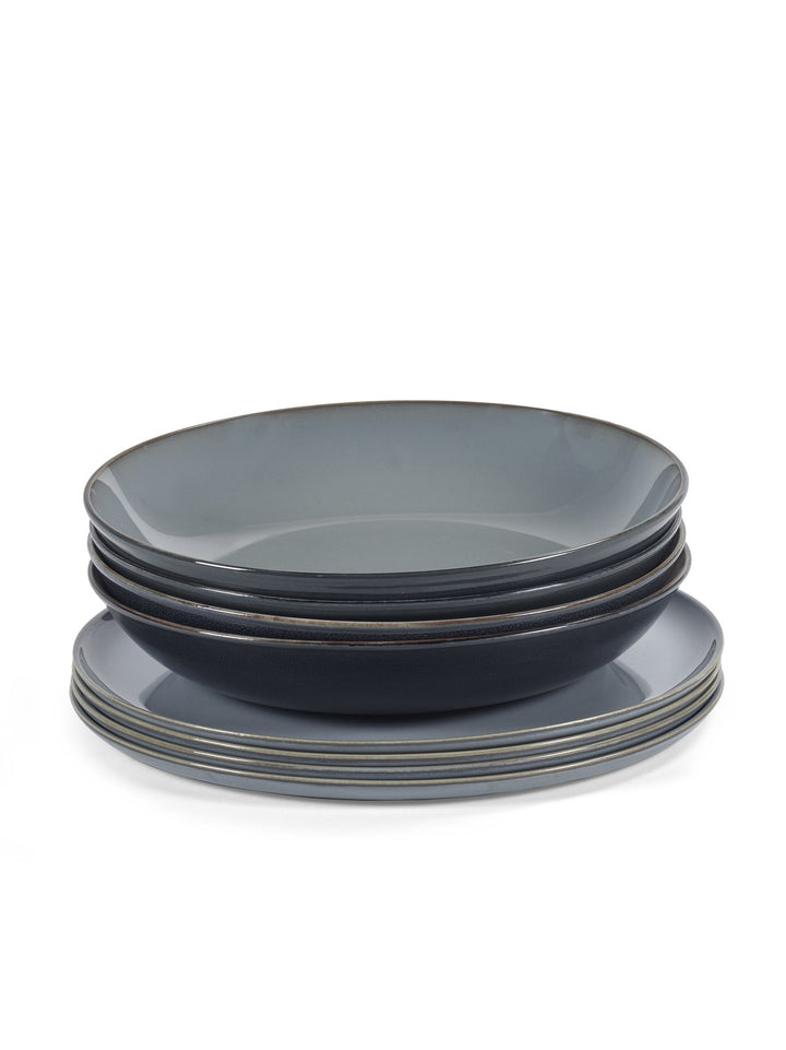 Serax - Anita Le Grelle - Dinersets Dinnerset 8 Stuks Donkerblauw / Rokerig Blauw