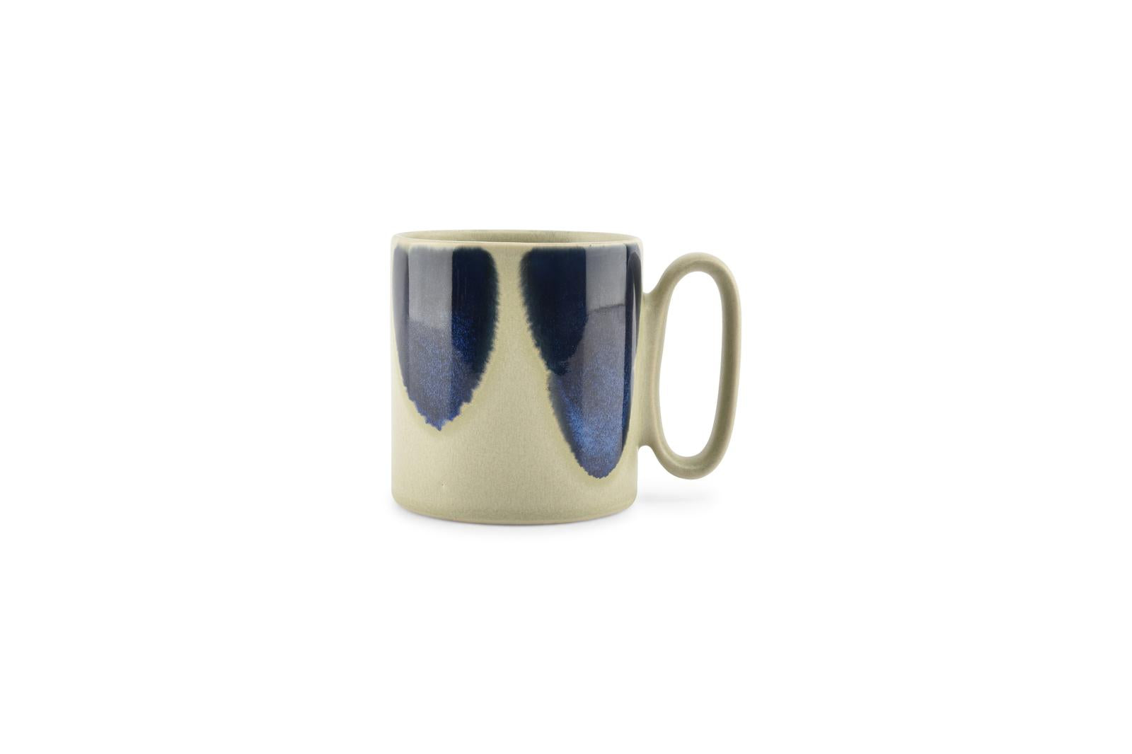 Beker 39cl green/blue Paint - Set van 4