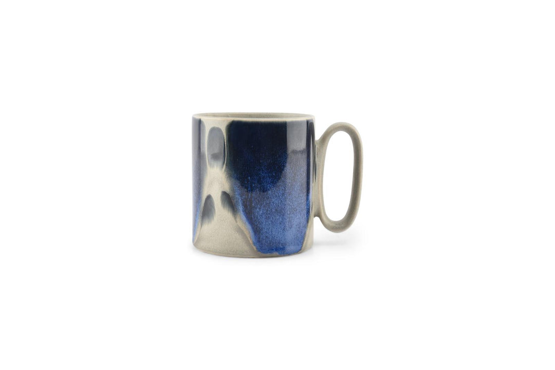 Beker 39cl grey/blue Paint - Set van 4