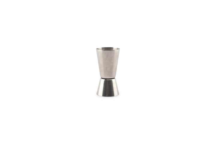 Bonbistro - Cocktailshakers Cocktail Maatbeker 5cl/3cl Antique Zilver Bar - Set van 6