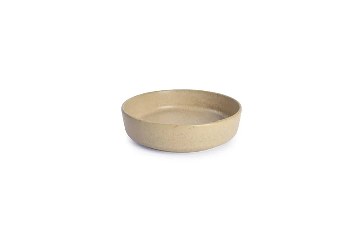 Bonbistro - Diep bord 16xH4cm beige Pila - Set van 2