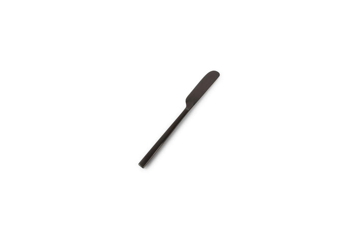 Botermes mat zwart Terno - set/6