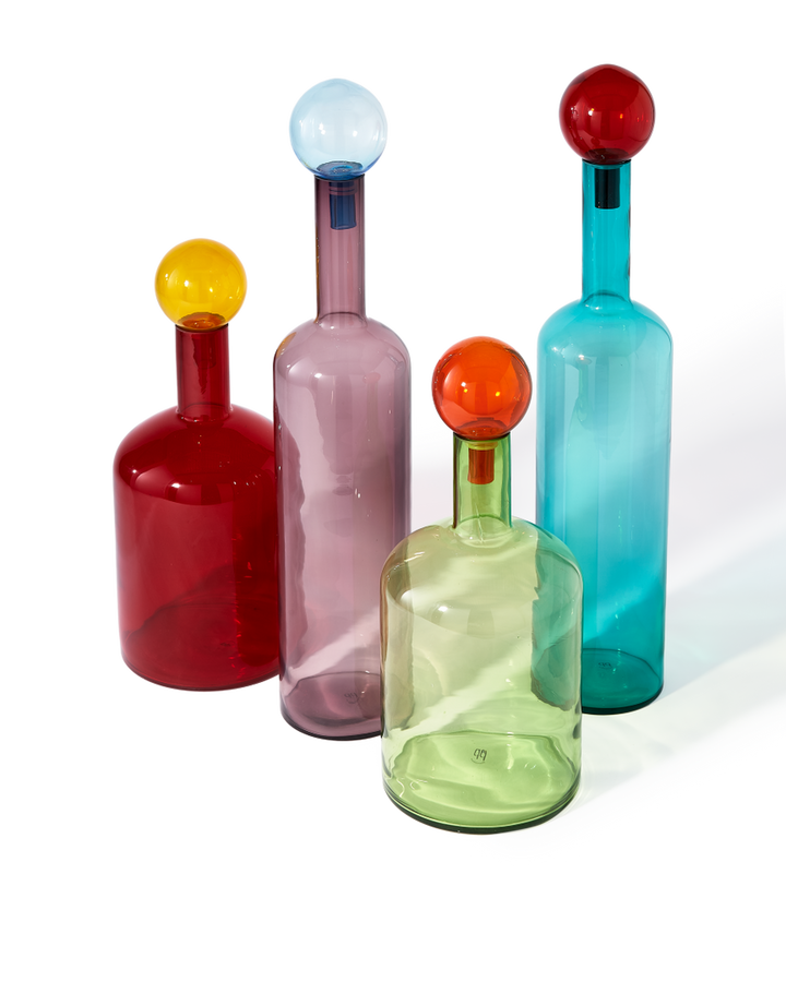 Polspotten - Object Bubbles &amp; Bottles Multicolor XXL (set van 4)