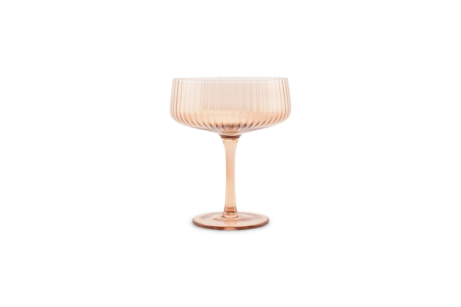 Champagneglas 23cl coupe amber Ray - set/4