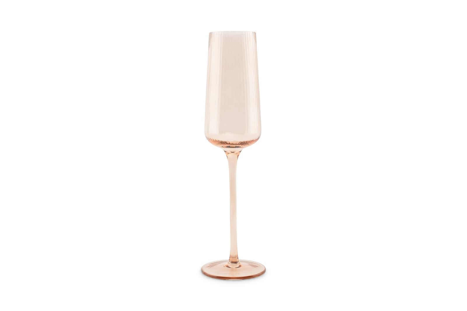 Champagneglas 24cl amber Ray - set/4