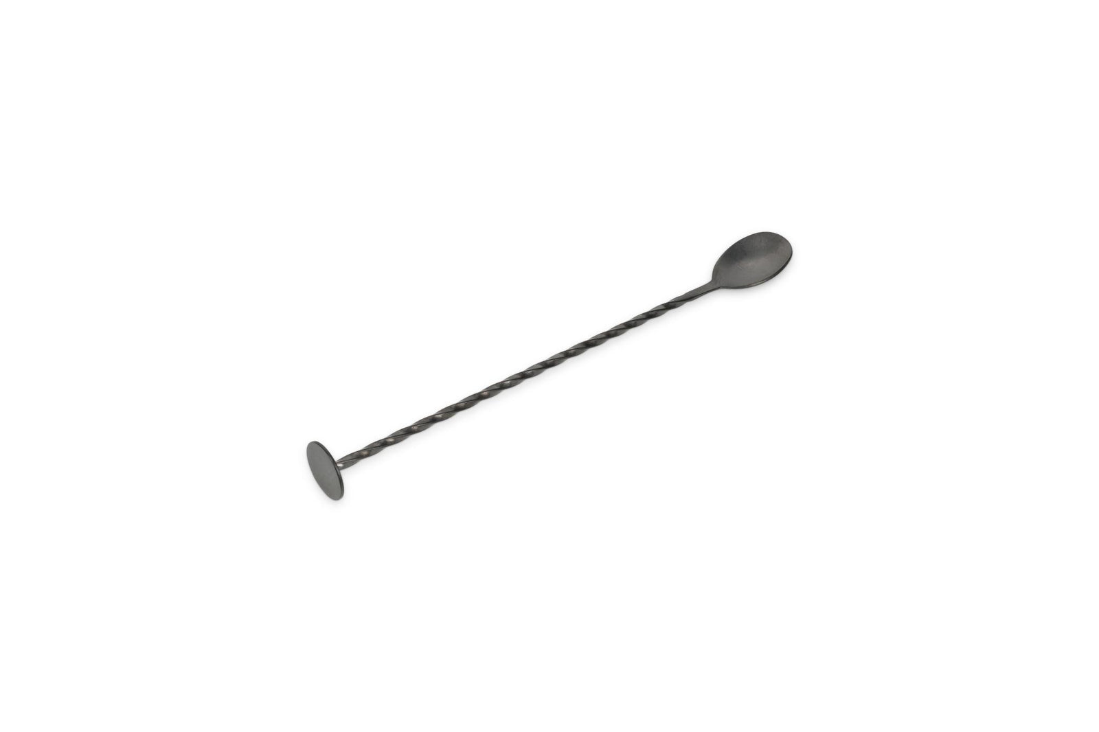 Cocktaillepel antique zwart Bar - Set van 6
