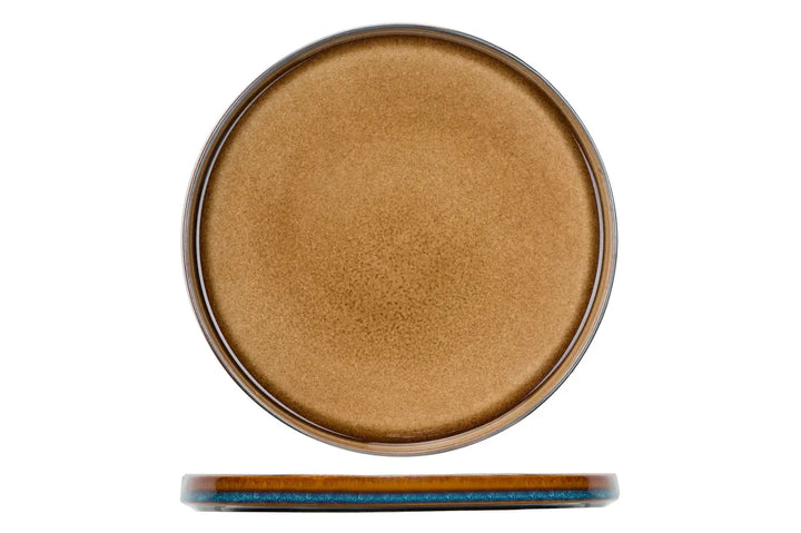 Cosy &amp; Trendy - Quintana Amber Plat Bord Ø27,5cm - Set van 4