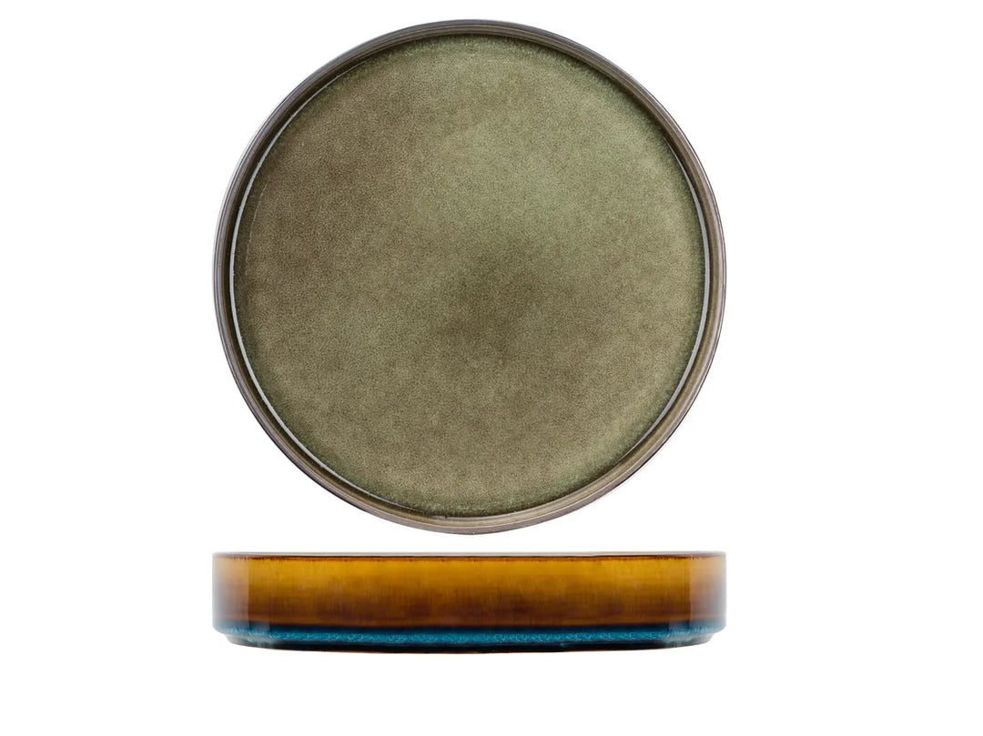 Cosy &amp; Trendy - Quintana Green Diep Bord Ø23cm - Set van 3